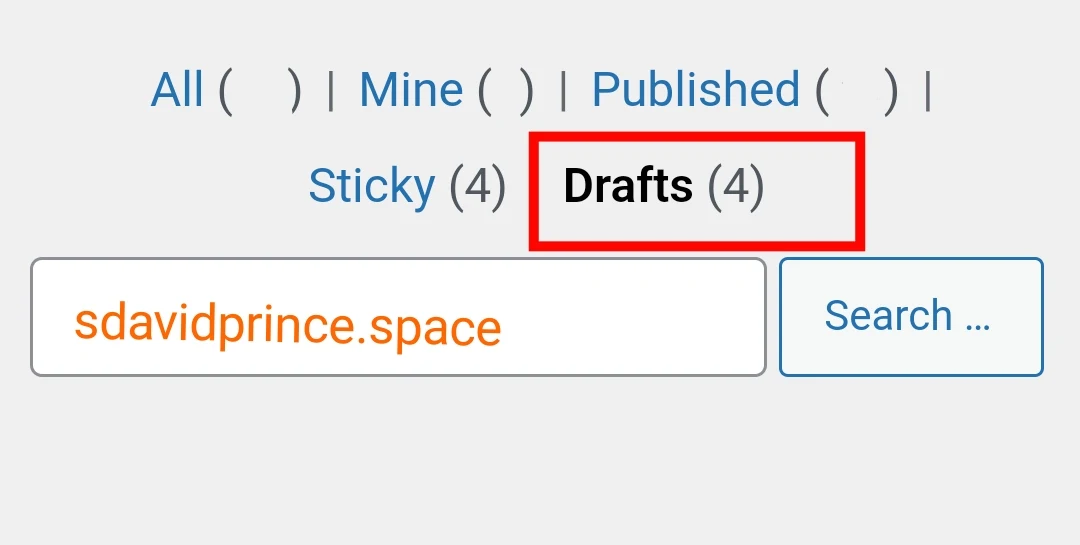 Scheduling Draft Post with Quick Edit