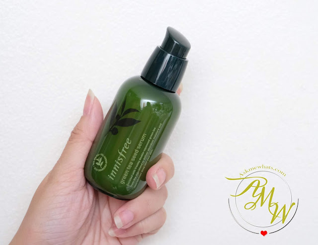 a photo of Innisfree Green Tea Seed Serum Review by Nikki Tiu www.askmewhats.com