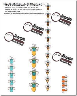 Measuring Bugs FREE PRINTABLE from www.livinglifeintentionally.blogspot.com