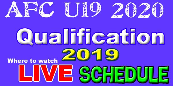 AFC U19 2020 Championship Qualification