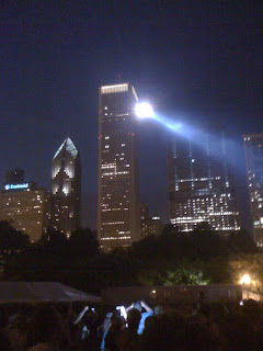 Helicopter flyby before Jane's Addiction, Lollapalooza 2009, Sunday