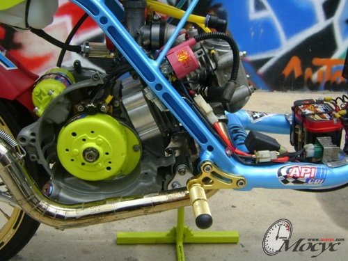 Top modifikasi motor mio drag style