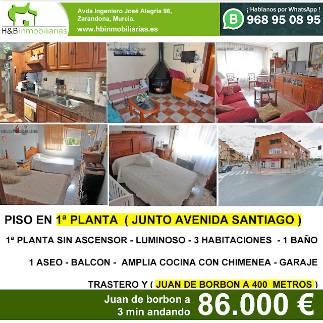 se vende piso en zarandona junto avenida santiago