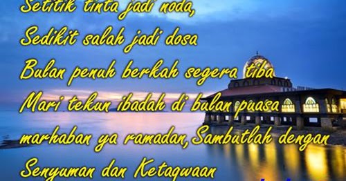 Kata-Kata Ucapan Selamat Menyambut Puasa Bulan Ramadhan 