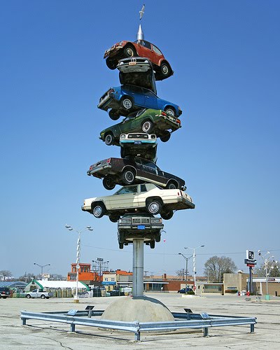 Spindle Car Sculpture By Dustin Shuler