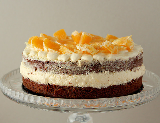 orange mousse cake 