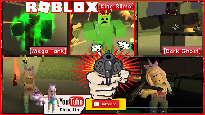 Chloe Tuber Roblox Zombie Attack Gameplay Killing Zombies With Loads Of Friends - roblox zombie attack best weapon