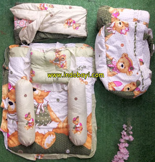 Bedcover Bayi Set Murah Kuning