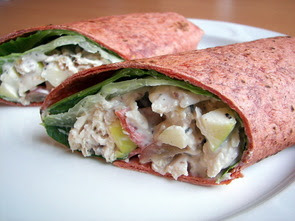 Waldorf Chicken Wraps