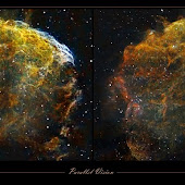 IC 443 as a 3D-stereo, New version