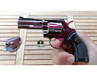 Bricheta jet Pistol replica metal Python 357 revolver airsoft breloc lighter