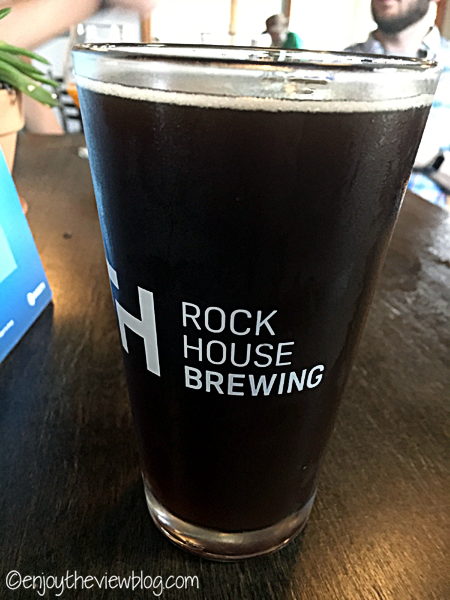 Dark and Bloody Ground (Kentucky Common Ale with blood oranges) from Rock House Brewing in Lexington