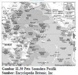 Letak Batas Luas Relief Samudera pasifik