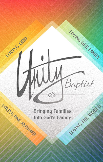 Unity Baptist Church - logo on Bulletin front - JFleming 2015