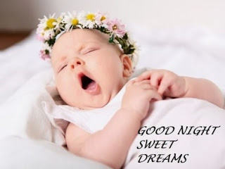 good night messages with baby images