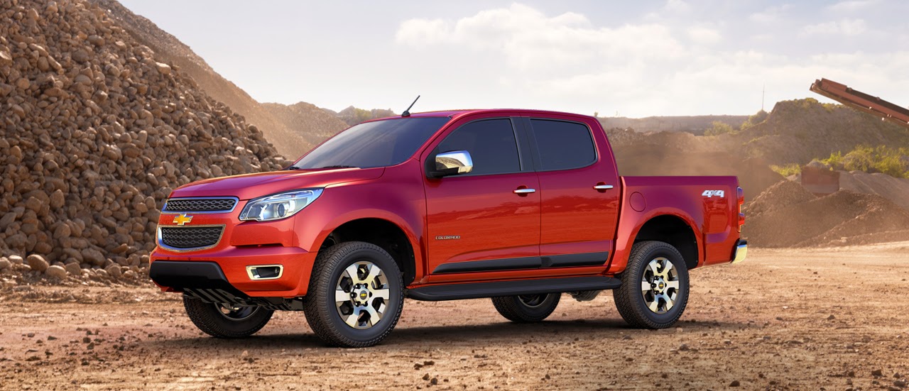 chevrolet colorado chevy truck 2015 pickup sizzle red