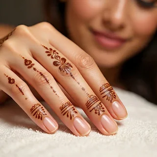 Finger tip Mehndi Design