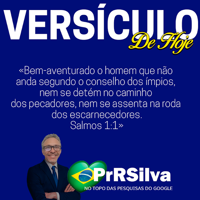 VERSÍCULO DO DIA