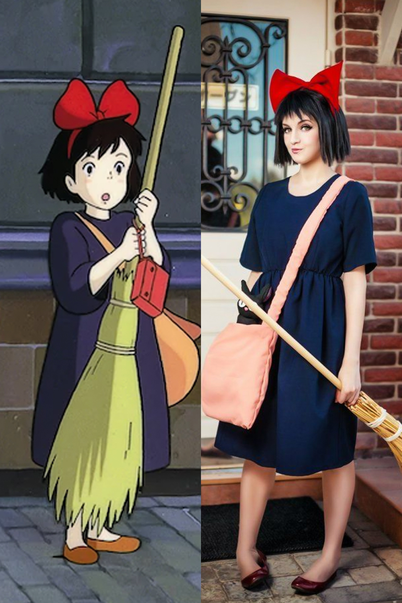 Kiki from the Kiki's Delivery Service Halloween costume idea and original outfit