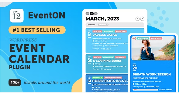 EventON - WordPress Virtual Event Calendar Plugin