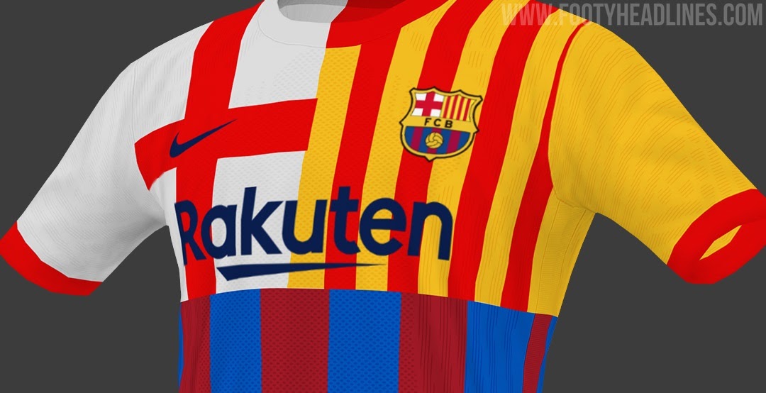 Im Heimtrikot-Design: FC Barcelona 21-22 Trikot-Konzept ...