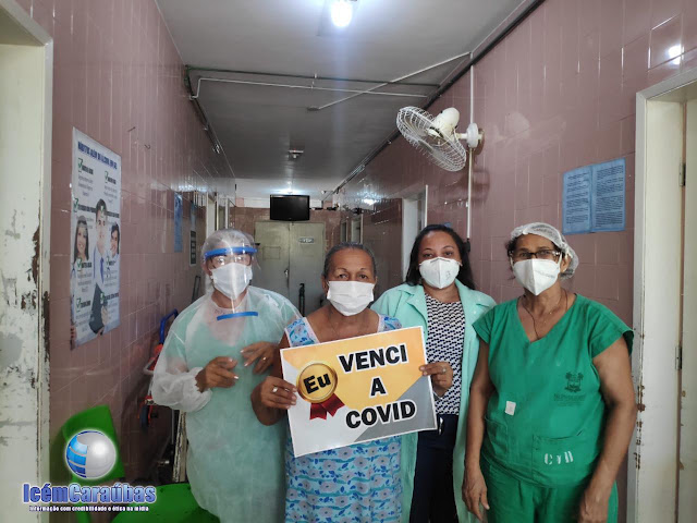 Caraubense de 61 anos tem alta médica após vencer a COVID 19 no Hospital de Caraúbas