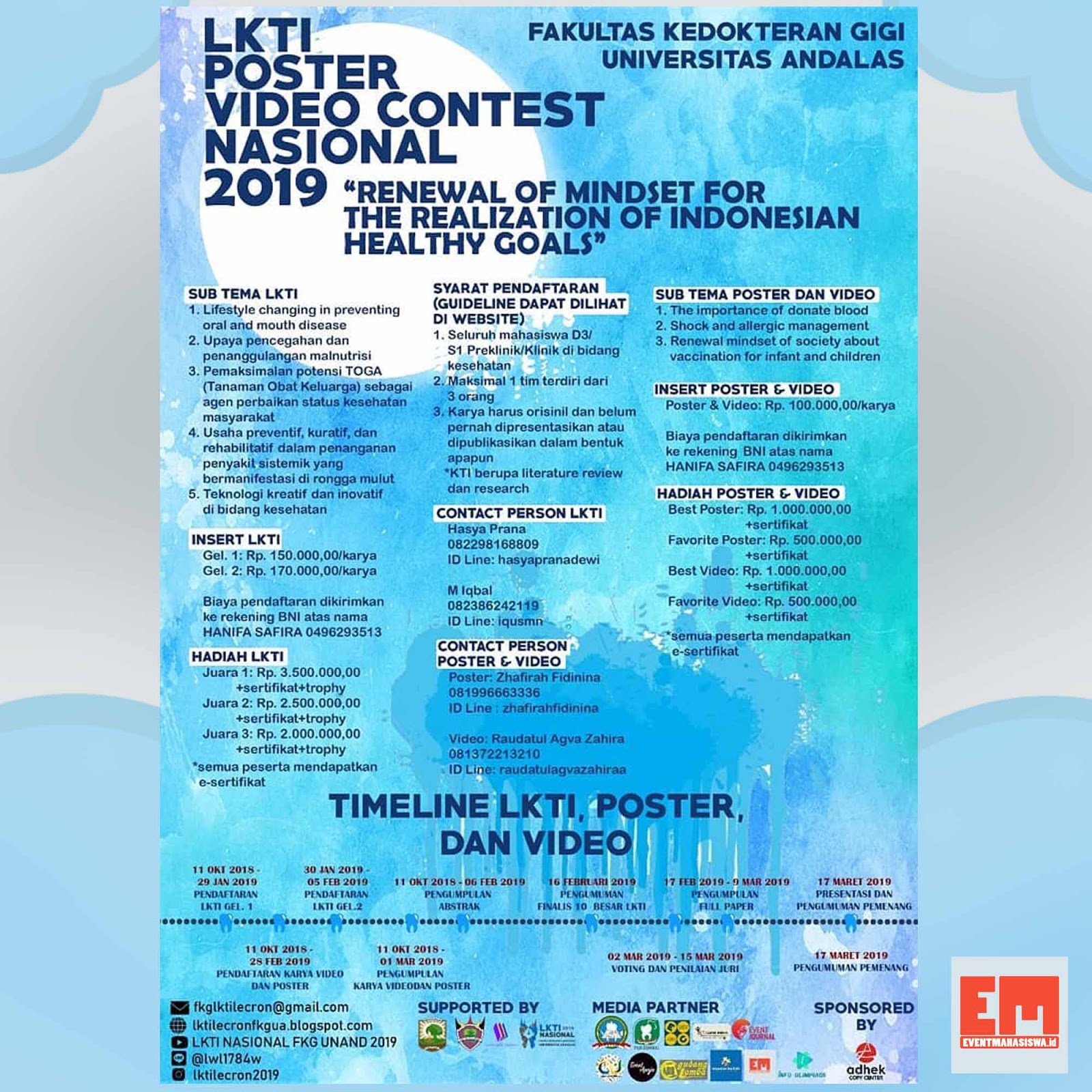 LKTI POSTER VIDEO CONTEST NASIONAL 2019