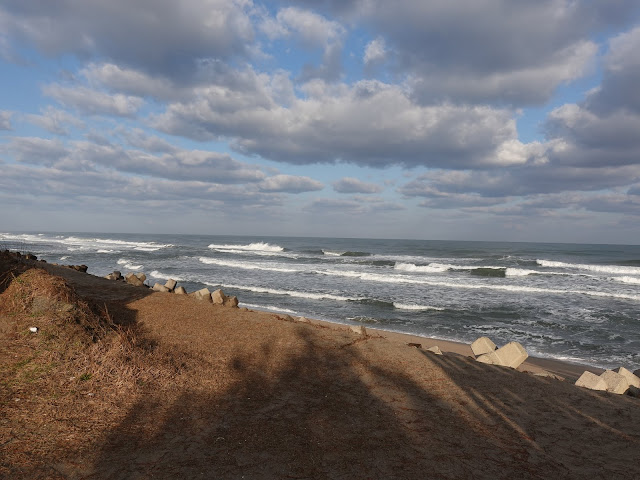 鳥取県東伯郡湯梨浜町橋津　長瀬公園　海岸