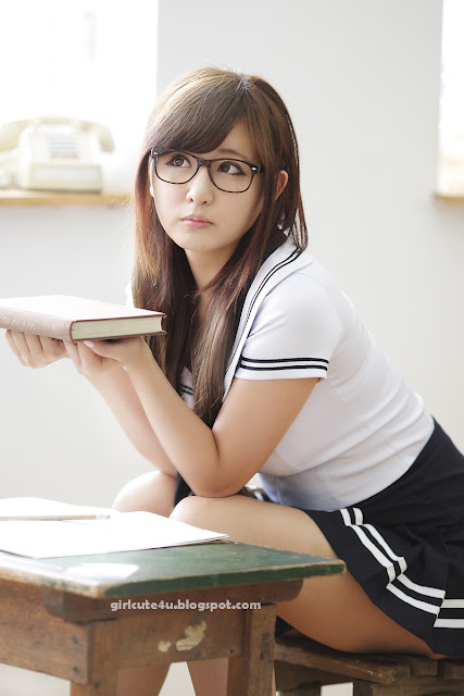 9 Back to school with Ryu Ji-Hye-very cute asian girl-girlcute4u.blogspot.com