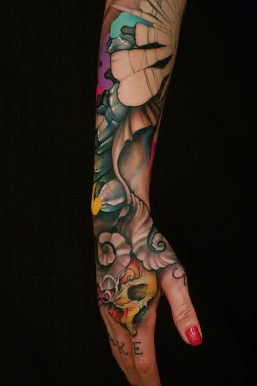 Tattoo Arm Sleeve Tattoos For Women Men 516x775px