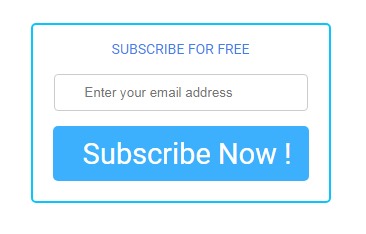 Email Subscription Widget