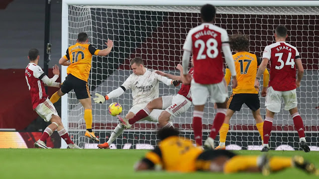 Arsenal lost at home to Wolves