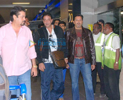 Sanjay Dutt Returns From Bangkok