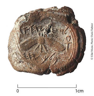 The royal seal of Hezekiah, king of Judah