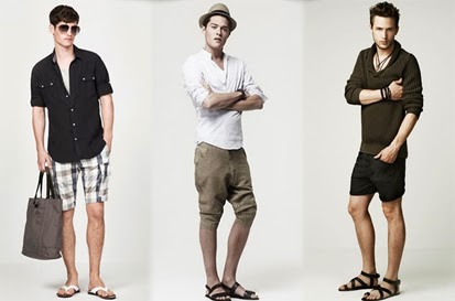 Trend Model  Celana  Pendek  Pria  Keren Terbaru 2014