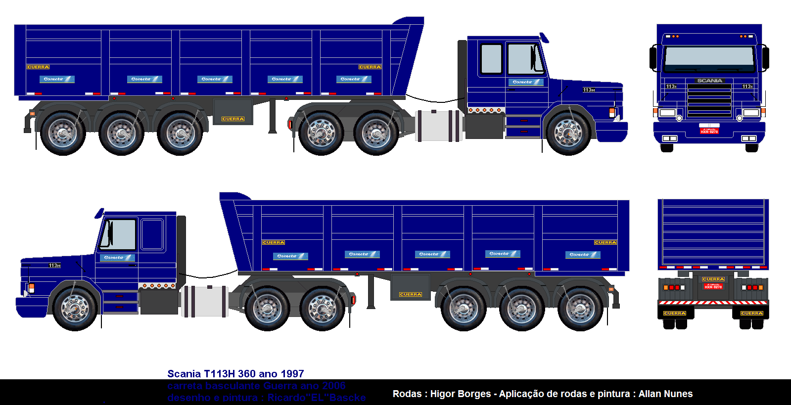 Midia Truck Brasil : Wallpaper do Dia: Scania R730 V8 8x4