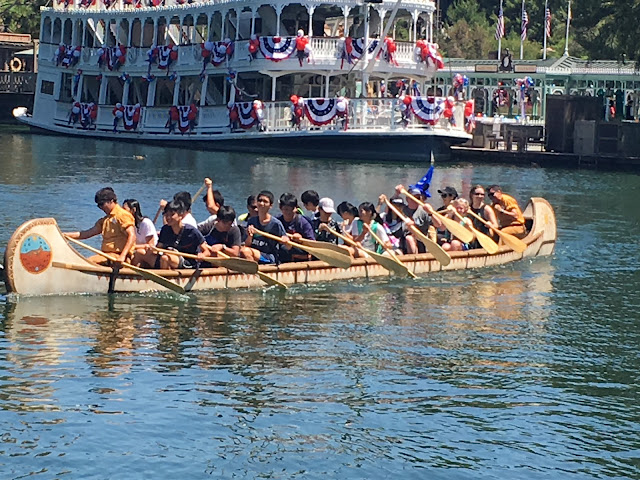 Davy Crockett Explorer Canoes Rivers of America Disneyland