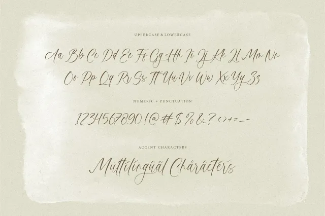 Agathamy Calligraphy Font
