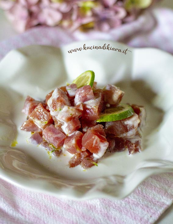 tartare tonno cocco lime