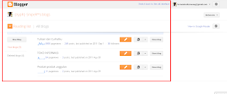 The new look of bloggers/Tampilan terbaru blogger