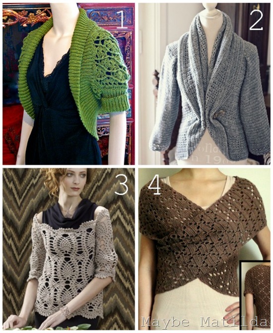 ladies sweater collage