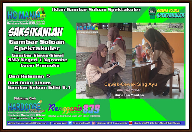 Iklan Gambar Soloan Spektakuler - Gambar Siswa-Siswi SMA Negeri 1 Ngrambe Cover Pramuka 5-9.1