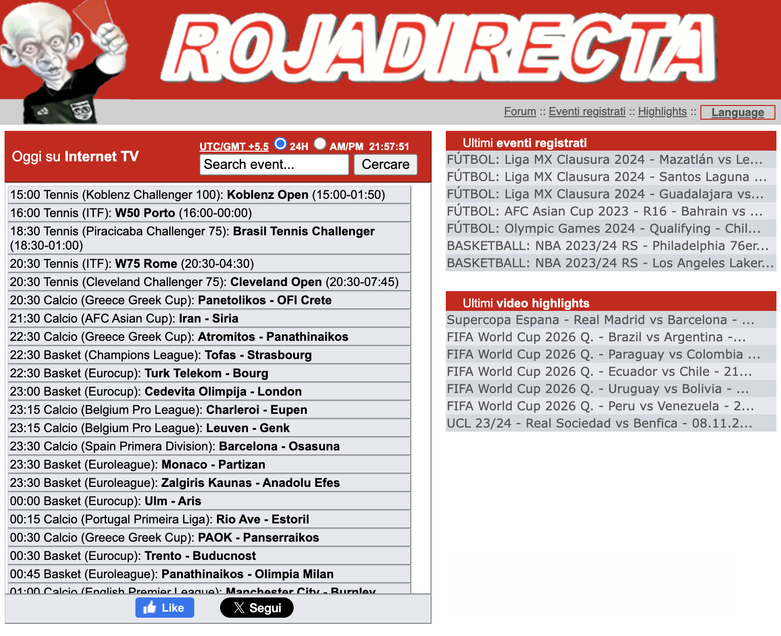 Rojadirecta Nuovo Sito 