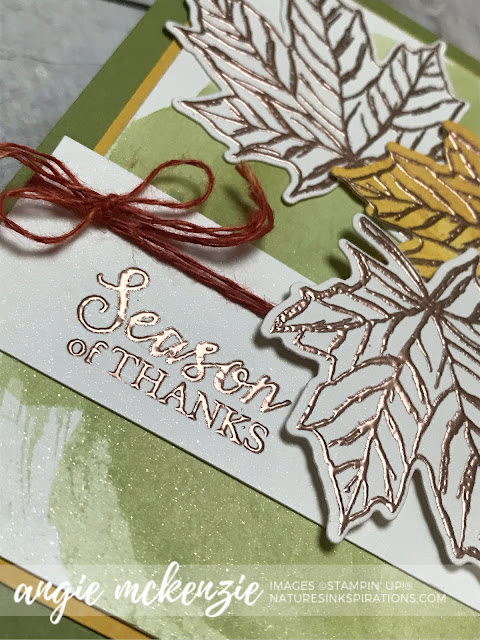 By Angie McKenzie for JOSTTT010 Design Team Inspirations; Click READ or VISIT to go to my blog for details! Featuring the Gather Together Bundle; #stampingtechniques #handmadecards  #stationerybyangie #autumncards #leaves #gathertogetherbundle #gathertogetherstampset #josttt010 #cardtechniques