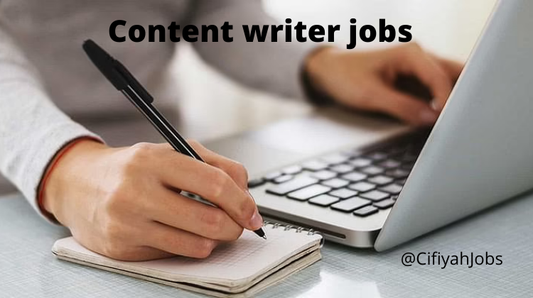 content writer jobs