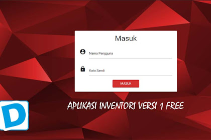 Aplikasi Website Inventori Versi 1 PHP & Bootstrap