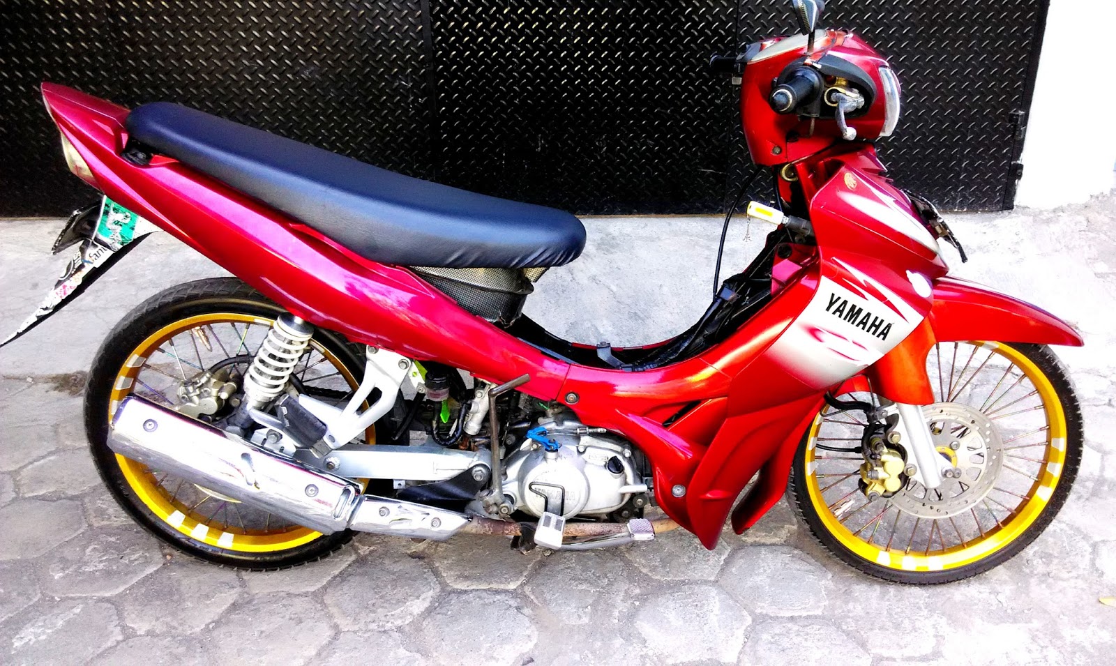 Modif Motor Jupiter Z Merah Pecinta Modifikasi