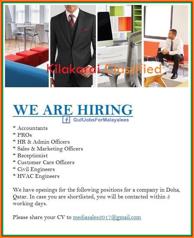 Qatar large job vacancies