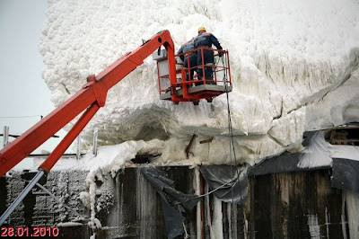 Central hidroeléctrica Sayano–Shúshenskaya congelada Rusia Russia Frozen Explosion Power Plant