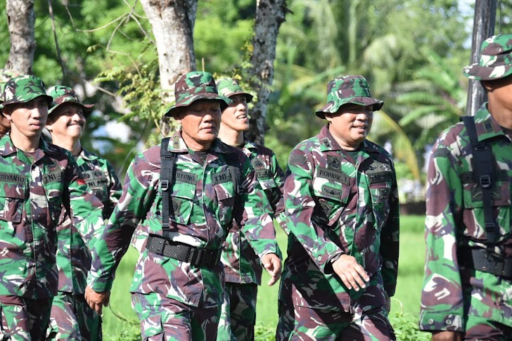 Prajurit Korem 141/Tp Laksanakan kegiatan ketahanan Mars (HanMars)